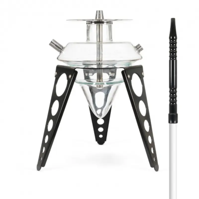 [252609-1] Cachimba Hookah Flame Trinity (Black)