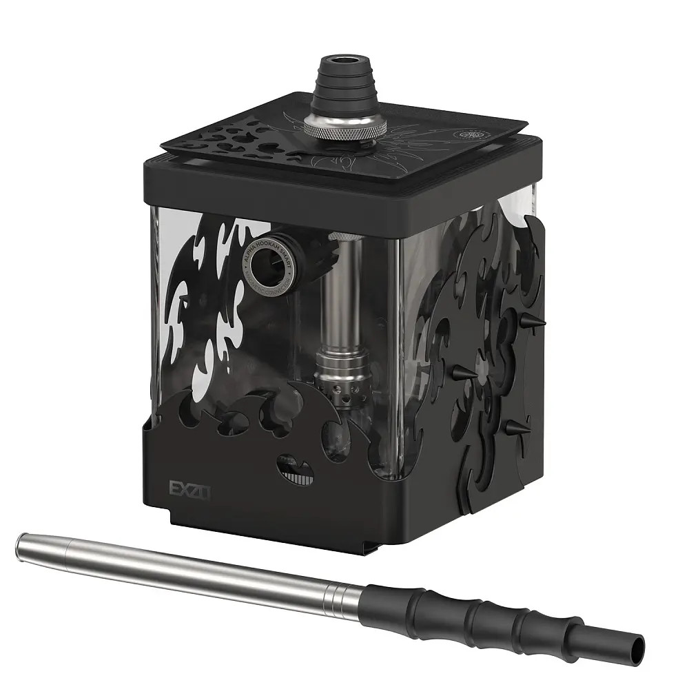 [252709-1] Cachimba Alpha Exzo Tribal (Black)